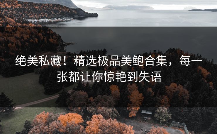 绝美私藏！精选极品美鲍合集，每一张都让你惊艳到失语